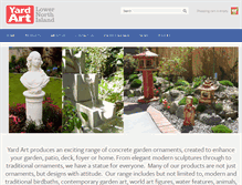 Tablet Screenshot of gardenornaments.co.nz