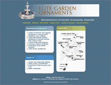 Tablet Screenshot of gardenornaments.com.au